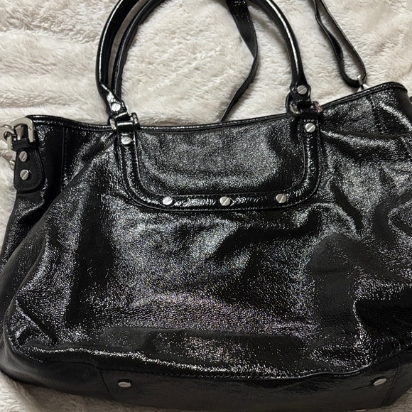 Tory Burch Amanda Black Leather Women's Bag - Picture 5 of 6